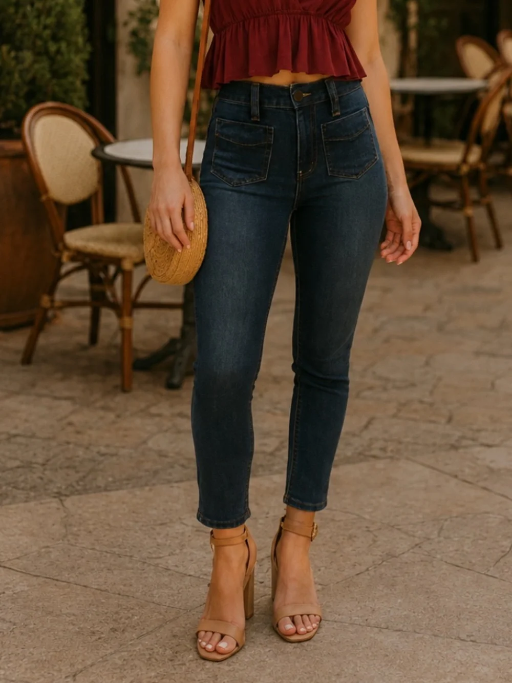 FREE PEOPLE Front Pocket Jeggings W26